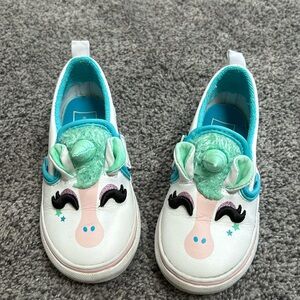 Vans Kids Unicorn Sneakers - White and Mint